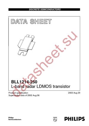 BLL1214-250,112 datasheet  